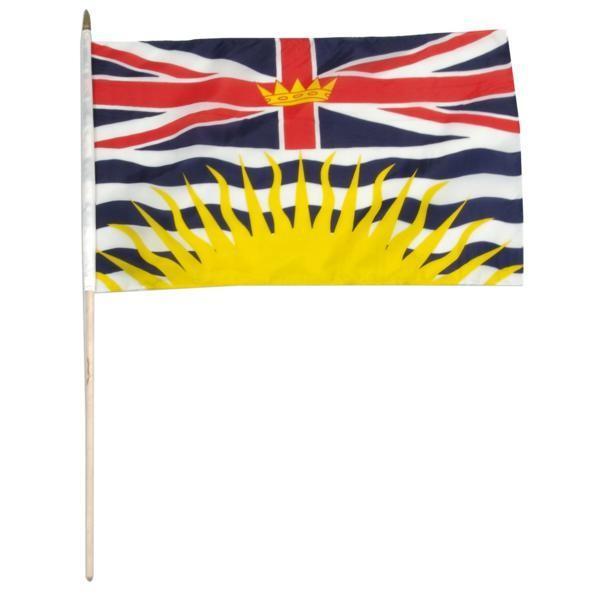 British Columbia 12X18 Flags