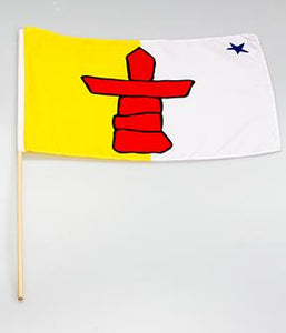 Nunavut 4"x6" Flag