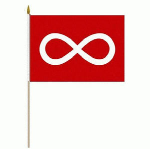 Metis-Red 12X18 Flags