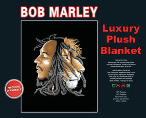 Bob Marley Queen Size Blanket
