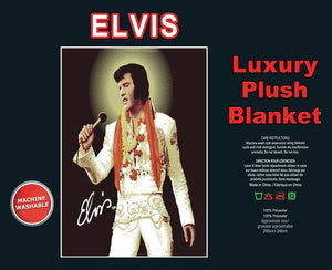 Elvis Queen Size Blanket