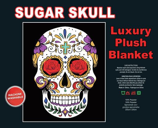 Sugar Skull Queen Size Blanket