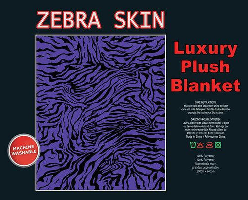 Zebra Queen Size Blanket