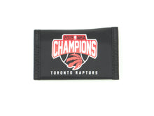 Load image into Gallery viewer, NBA Toronto Raptors Nylon Trifold Wallet