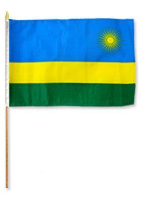 Rwanda 12X18 Flags