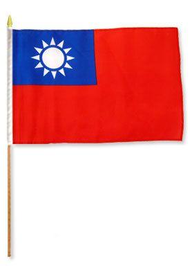 Taiwan 12X18 Flags
