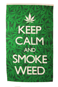 Keep Calm & Smoke Weed 3'x5' Flags