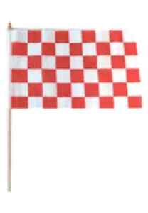 Checkered-Red/White 12X18 Flags
